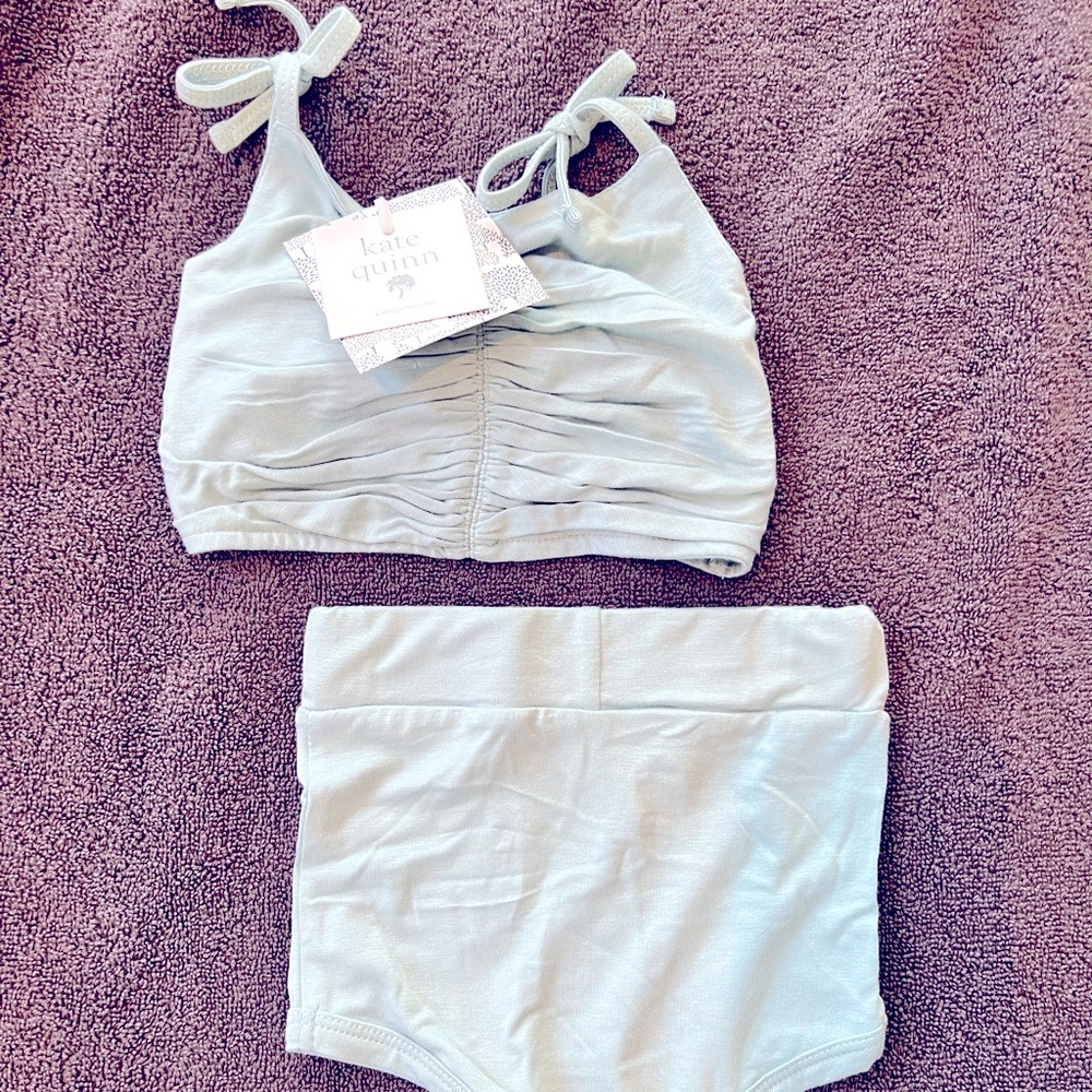 NWT Kate Quinn Light Teal Sun Suit 0-3 Months